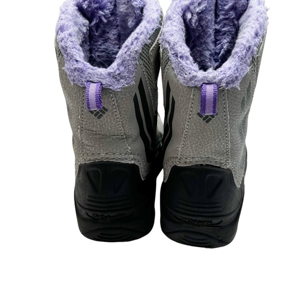 Columbia Kids' Grey and Purple Bugaboo Boots - Picture 4 of 7